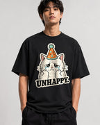 Unhappy Birthday Cat - Black