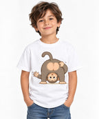 Upside Down Monkey - White