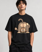 Upside Down Monkey - Black