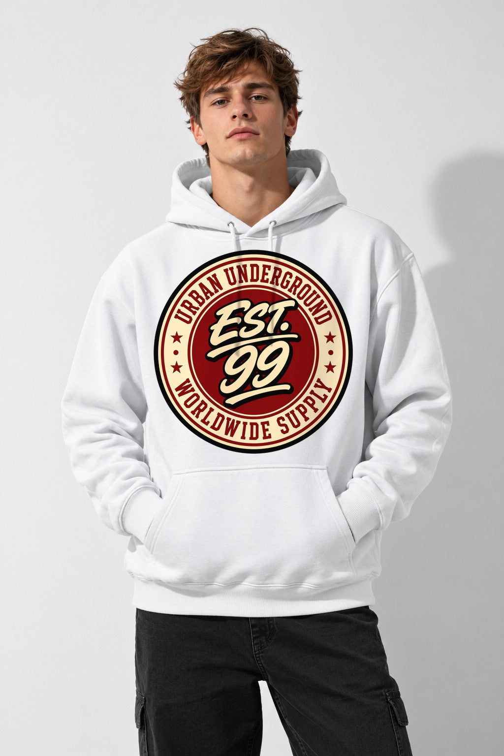 Urban Underground Badge - White