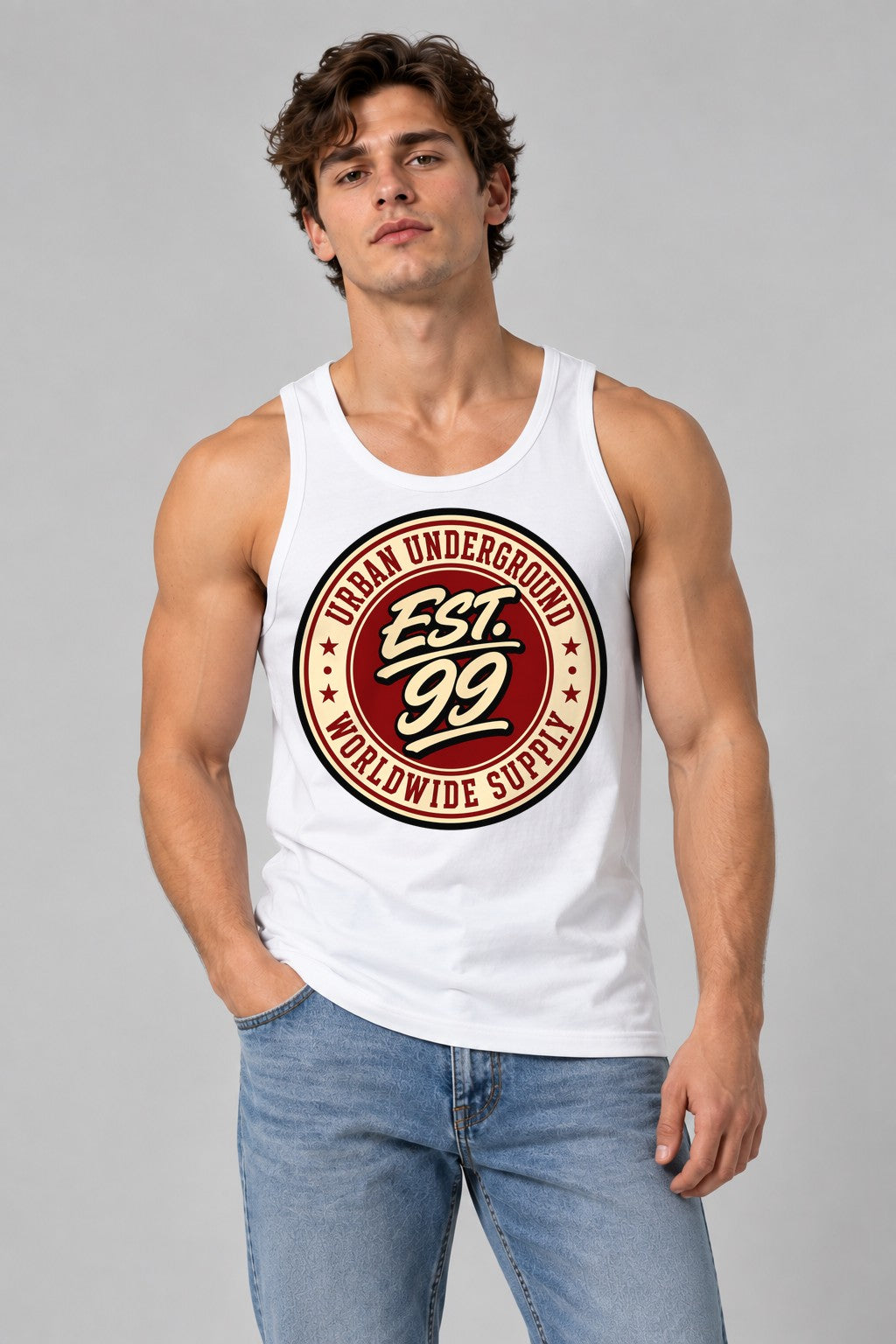Urban Underground Badge - White