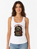 Vampire Cape Raccoon - White