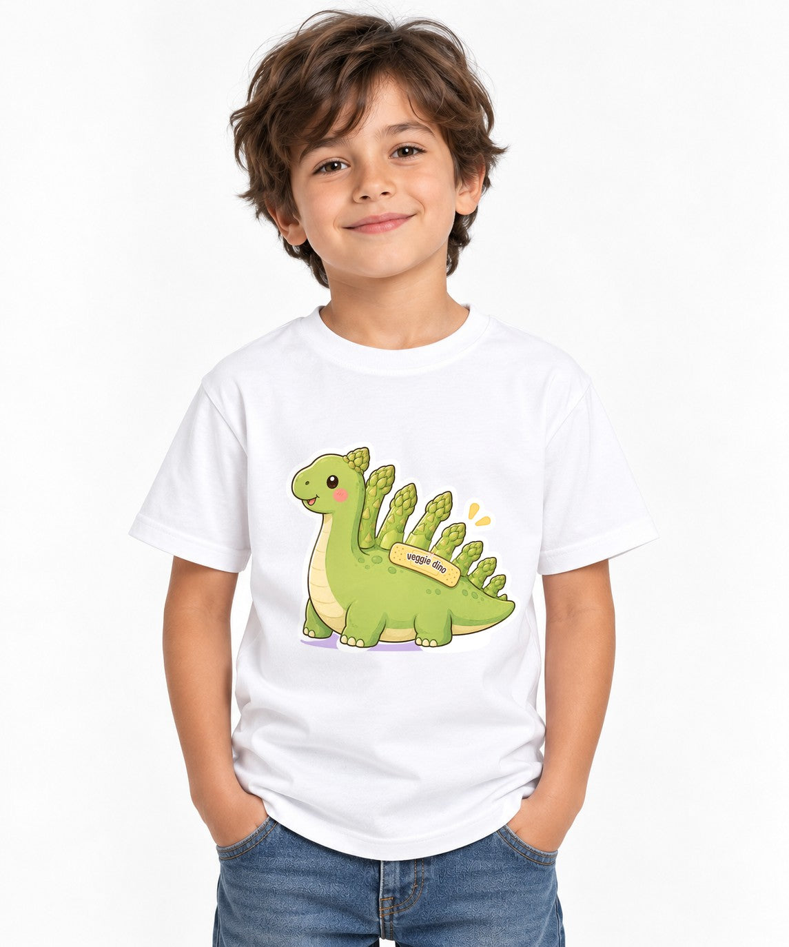 Veggie Dino - White