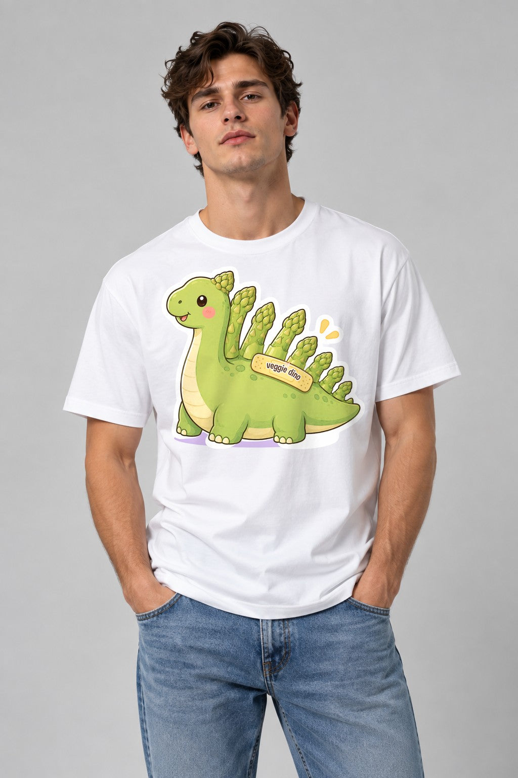 Veggie Dino - White