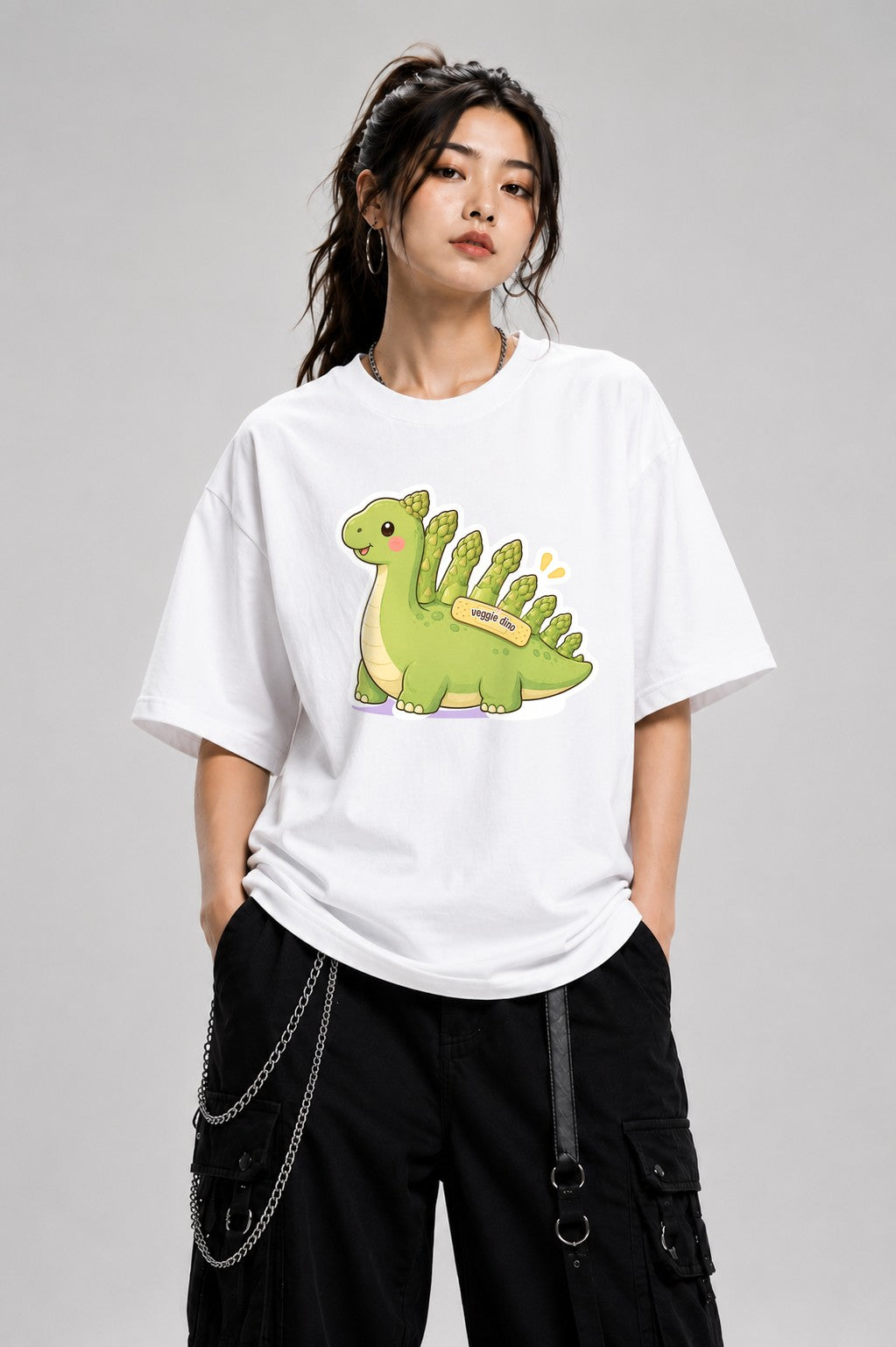 Veggie Dino - White