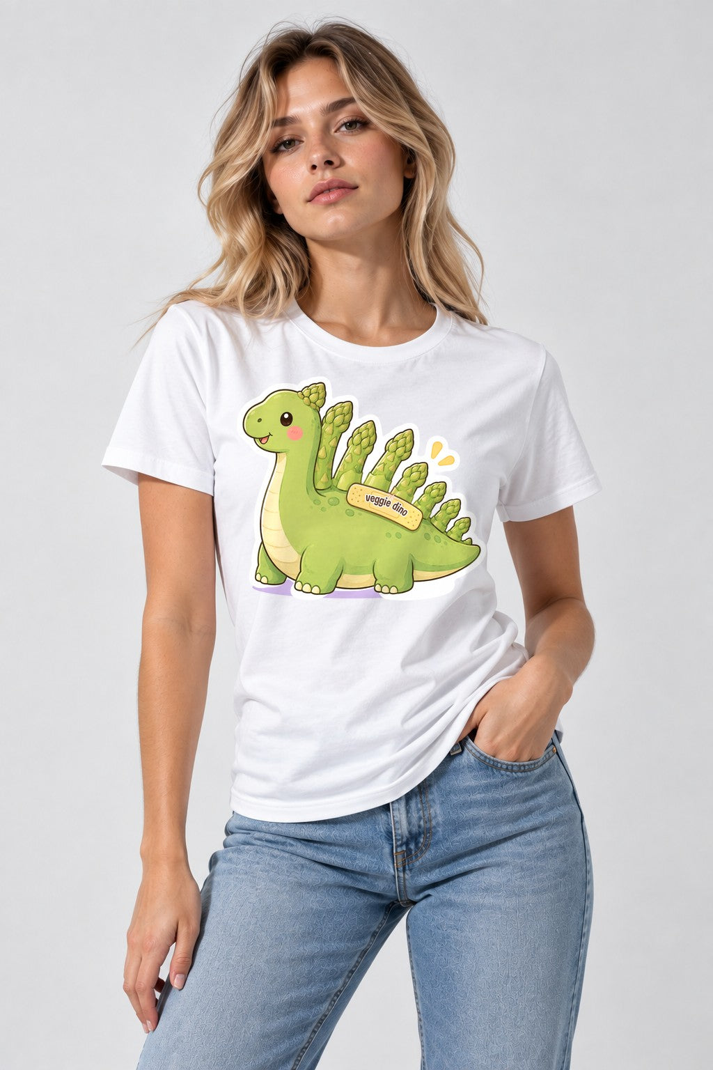 Veggie Dino - White
