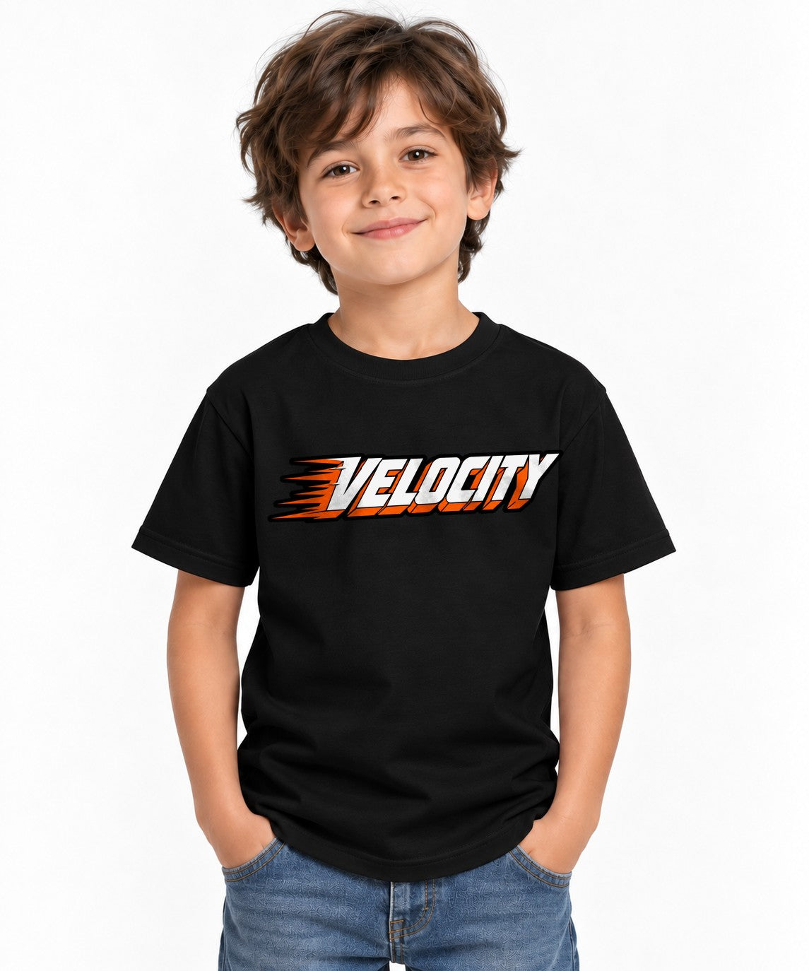 Velocity Speed Racing Fast Motion Typography Streetwear Motorsport - Black