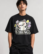 Vibing Cat - Black