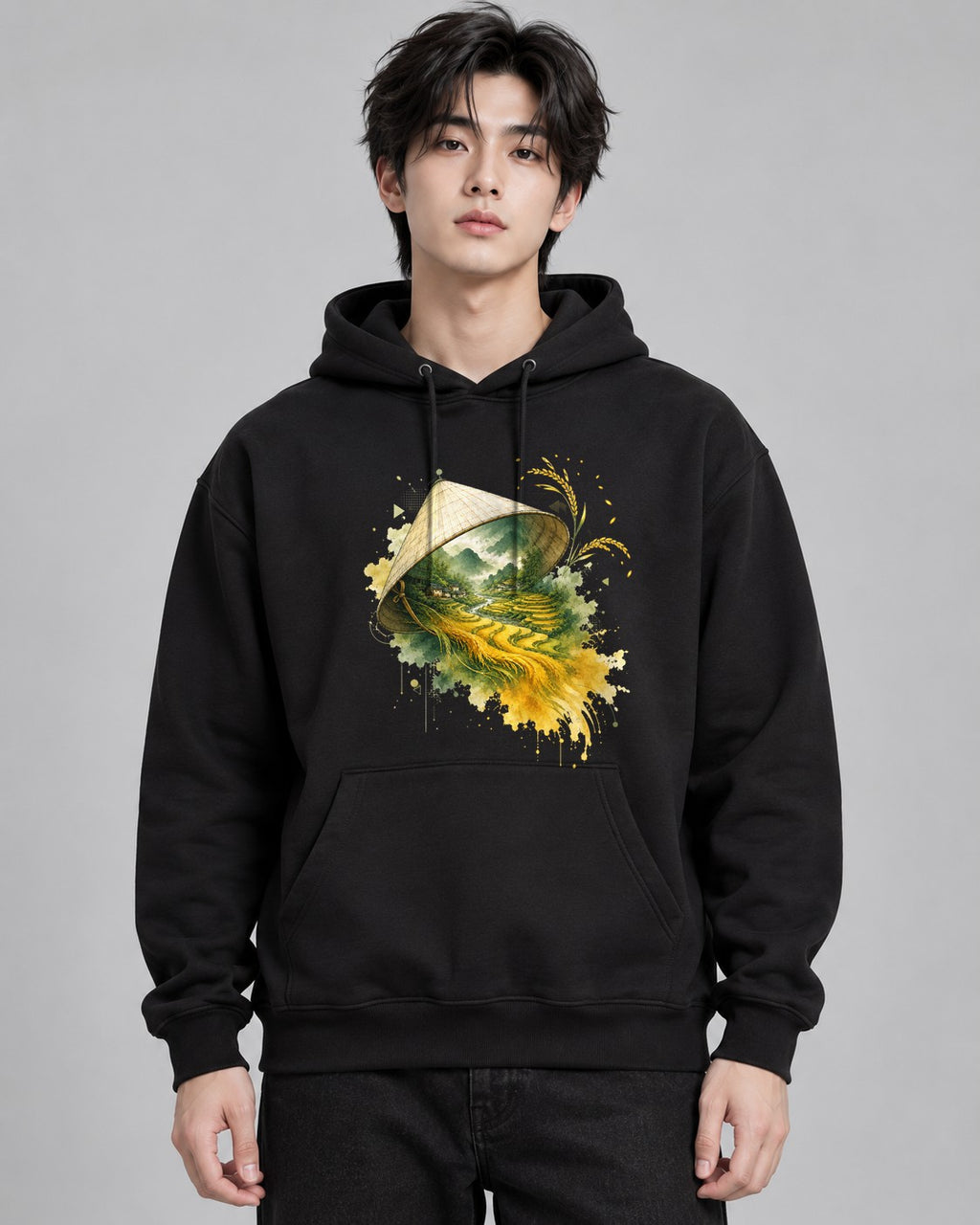 Vietnam Rice Terraces - Black