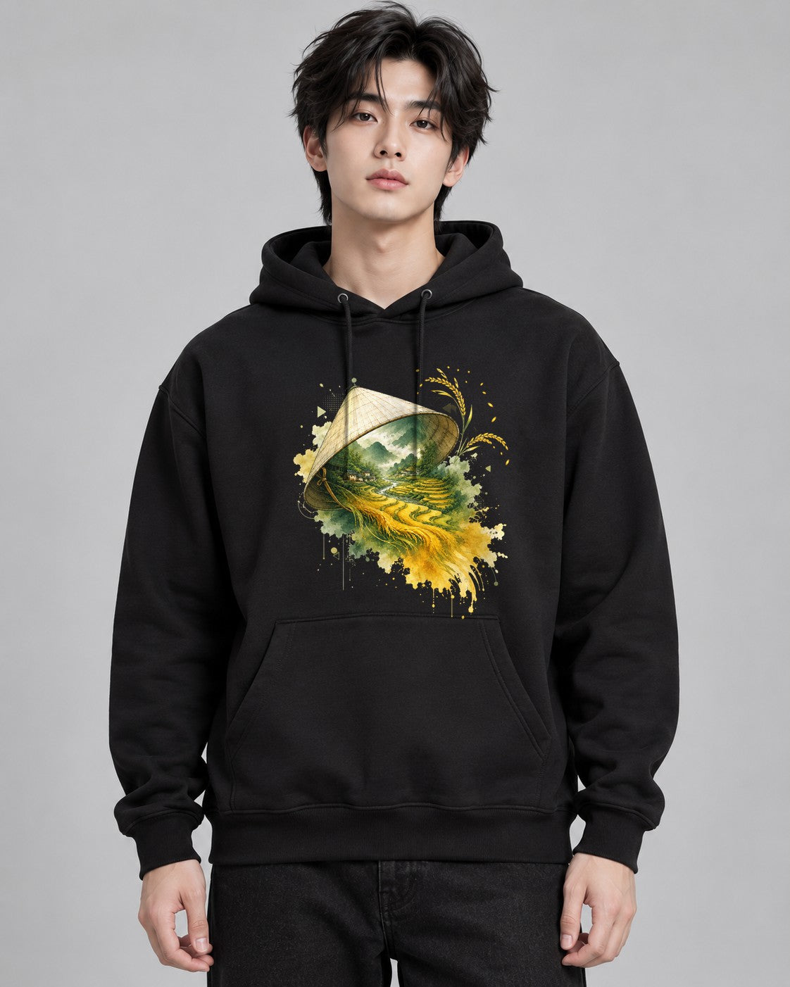 Vietnam Rice Terraces - Black