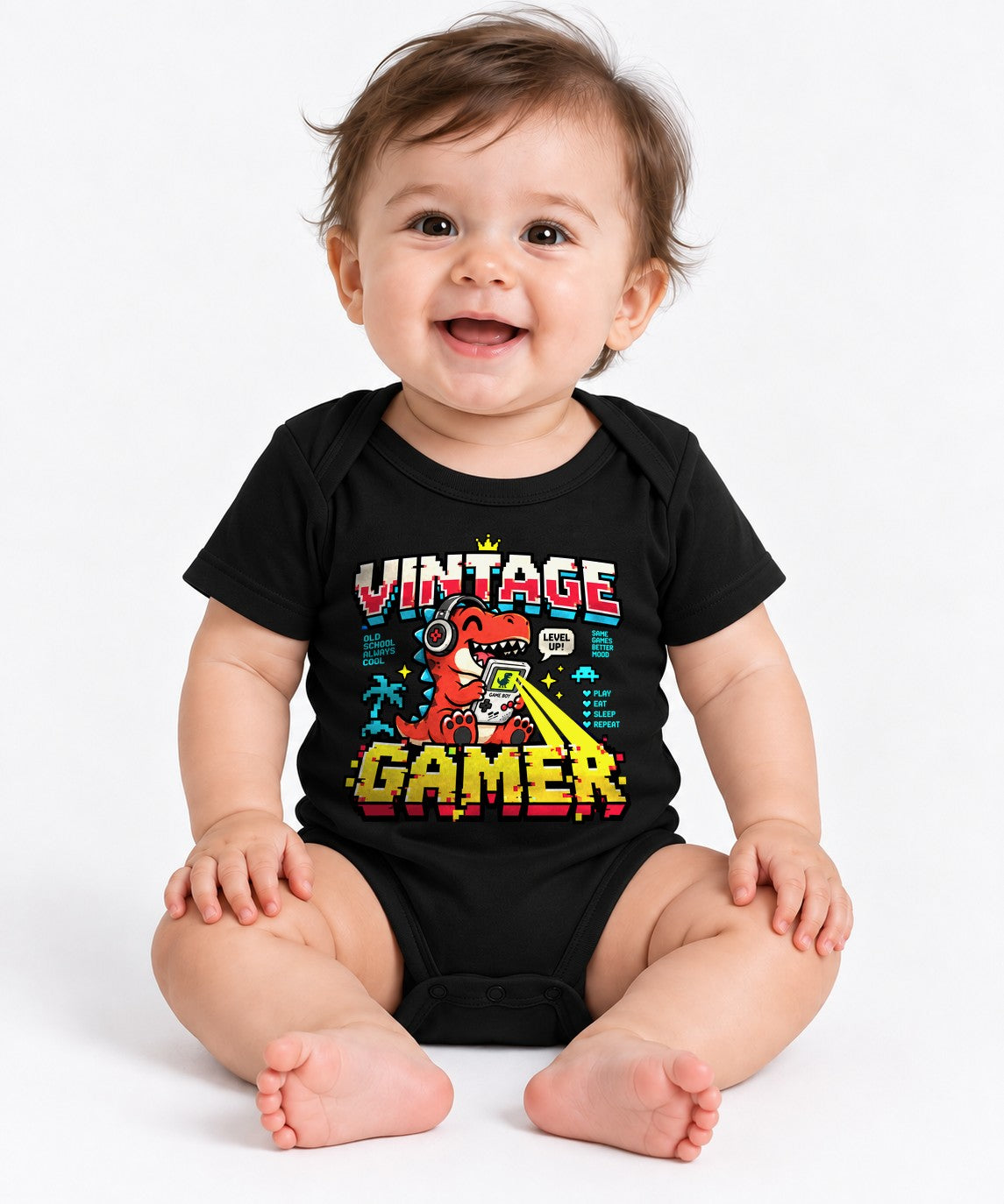 Vintage Gamer - Black