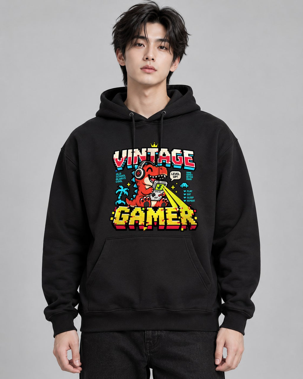 Vintage Gamer - Black