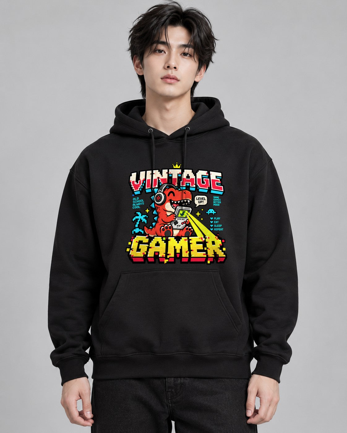 Vintage Gamer - Black