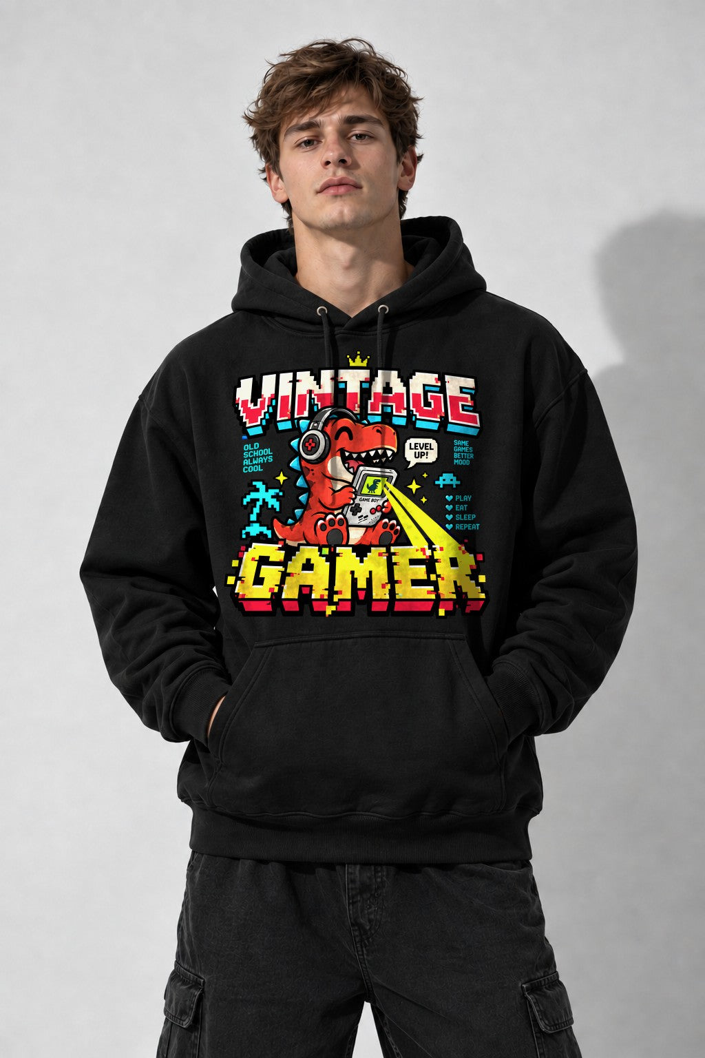 Vintage Gamer - Black