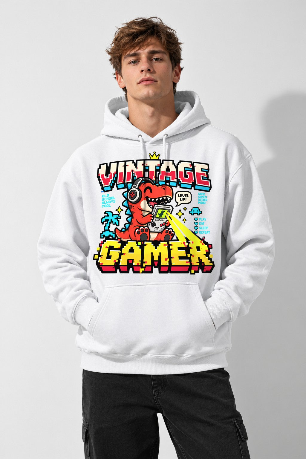 Vintage Gamer - White