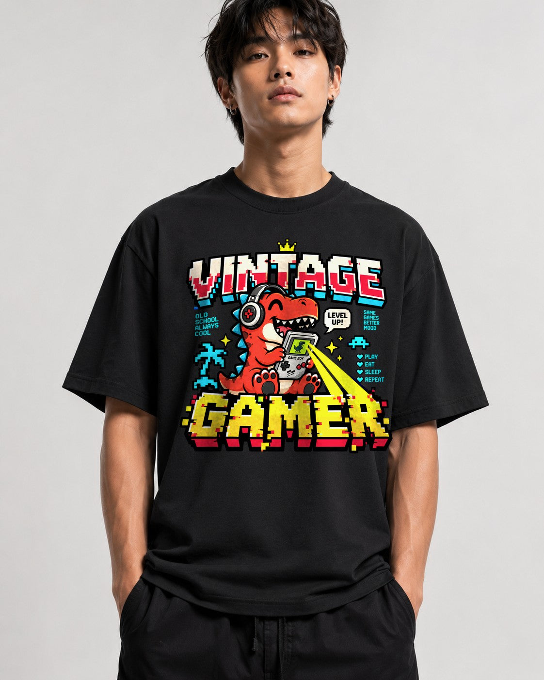 Vintage Gamer - Black