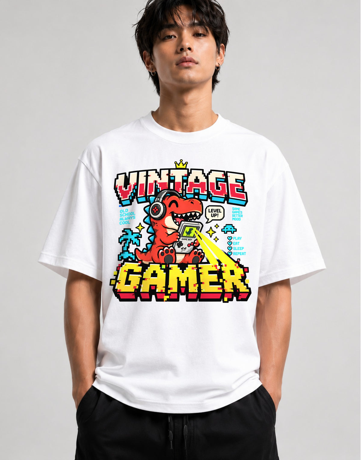 Vintage Gamer - White