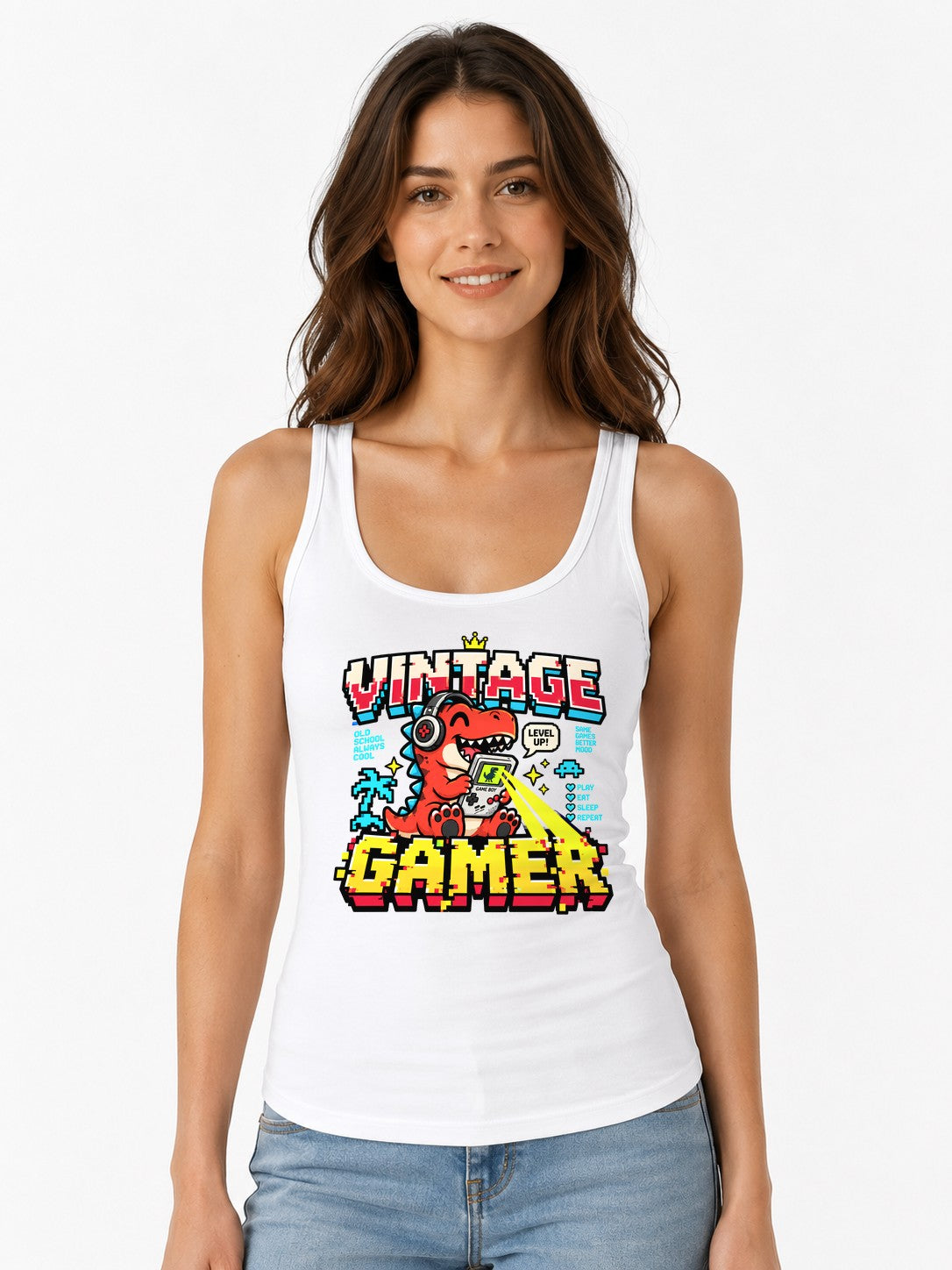 Vintage Gamer - White