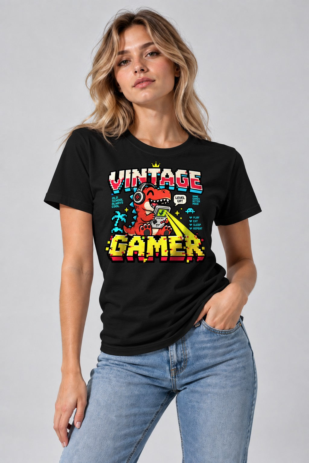 Vintage Gamer - Black