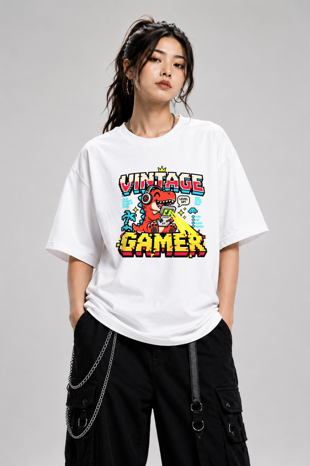 Vintage Gamer - White