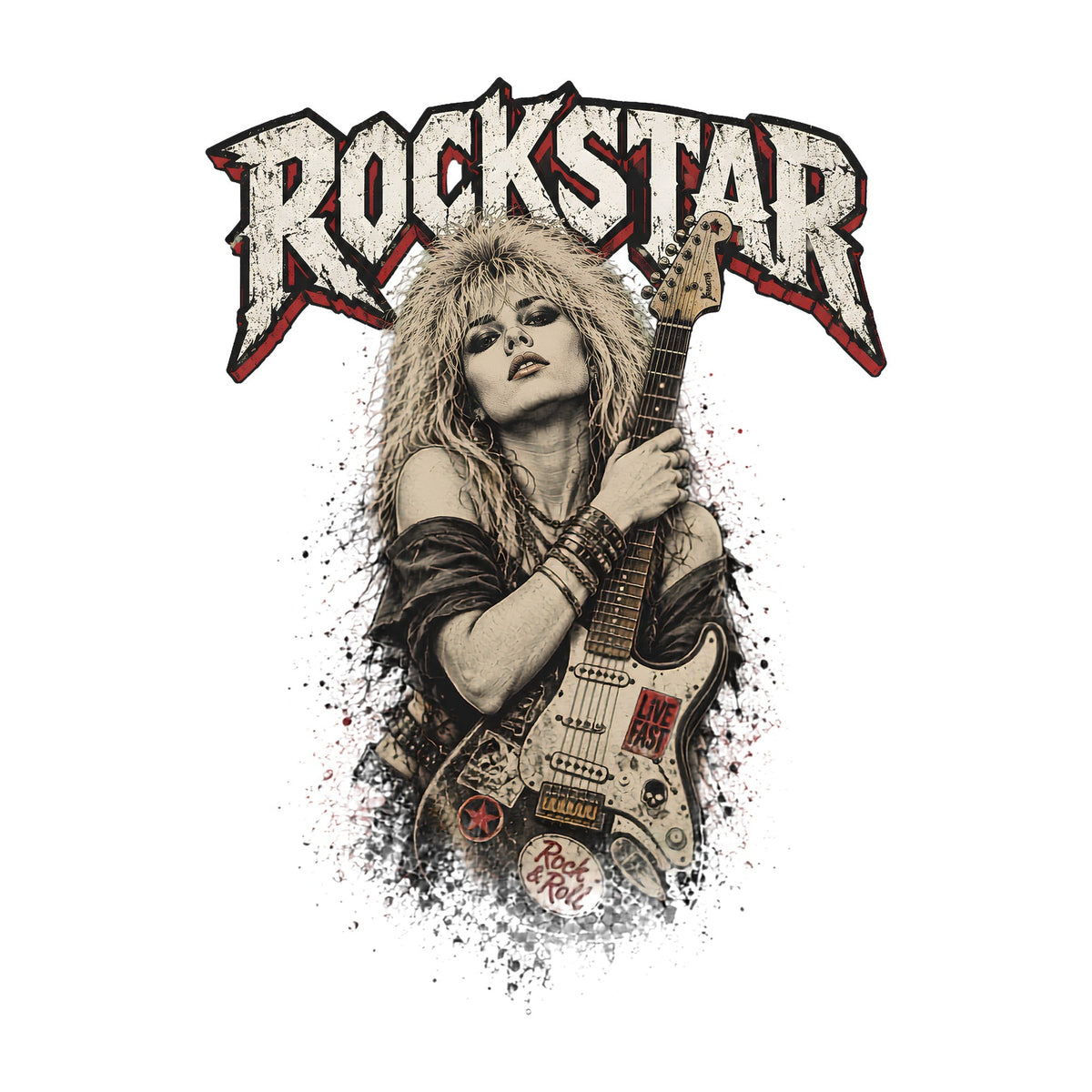 Vintage Glam Rockstar
