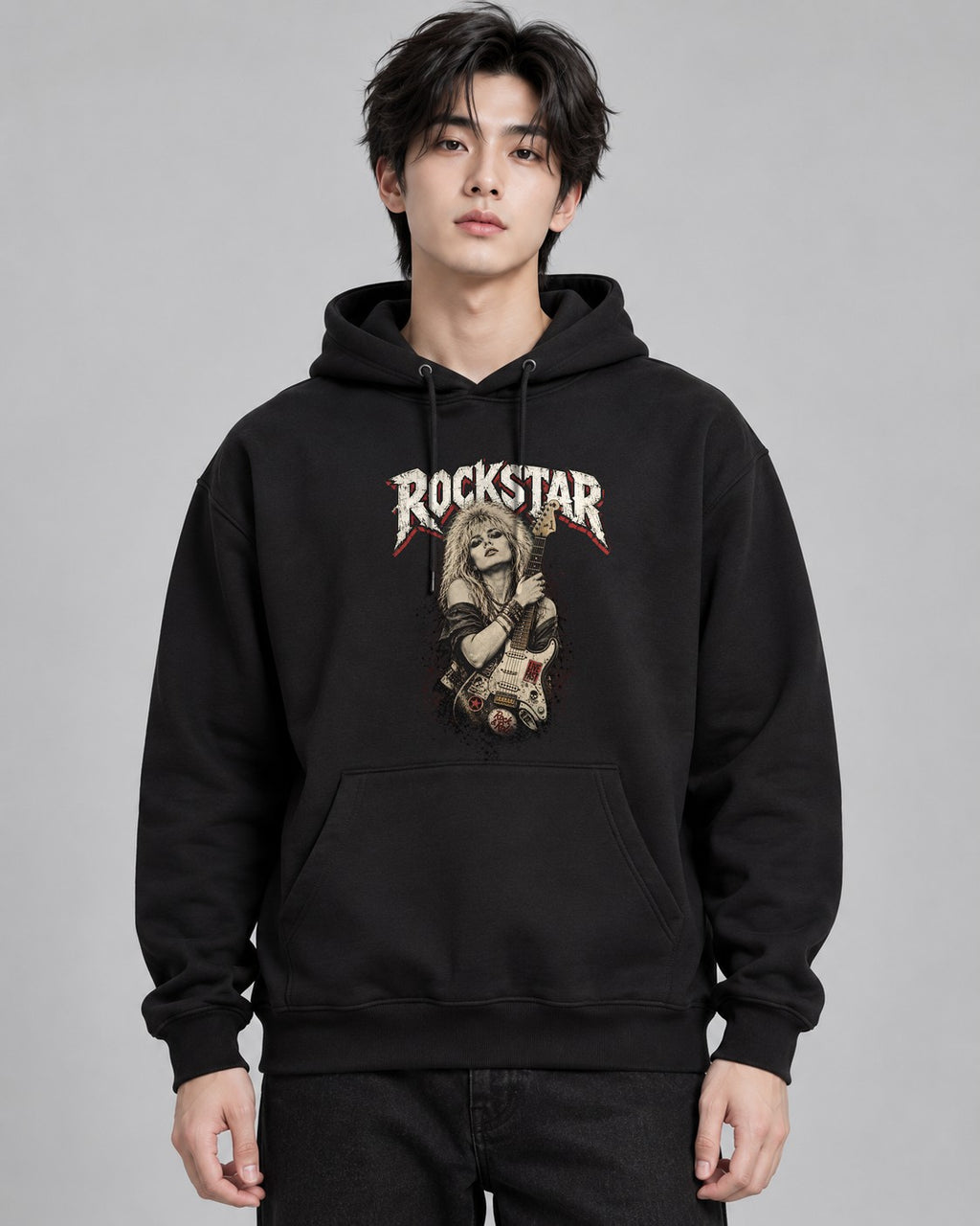 Vintage Glam Rockstar - Black
