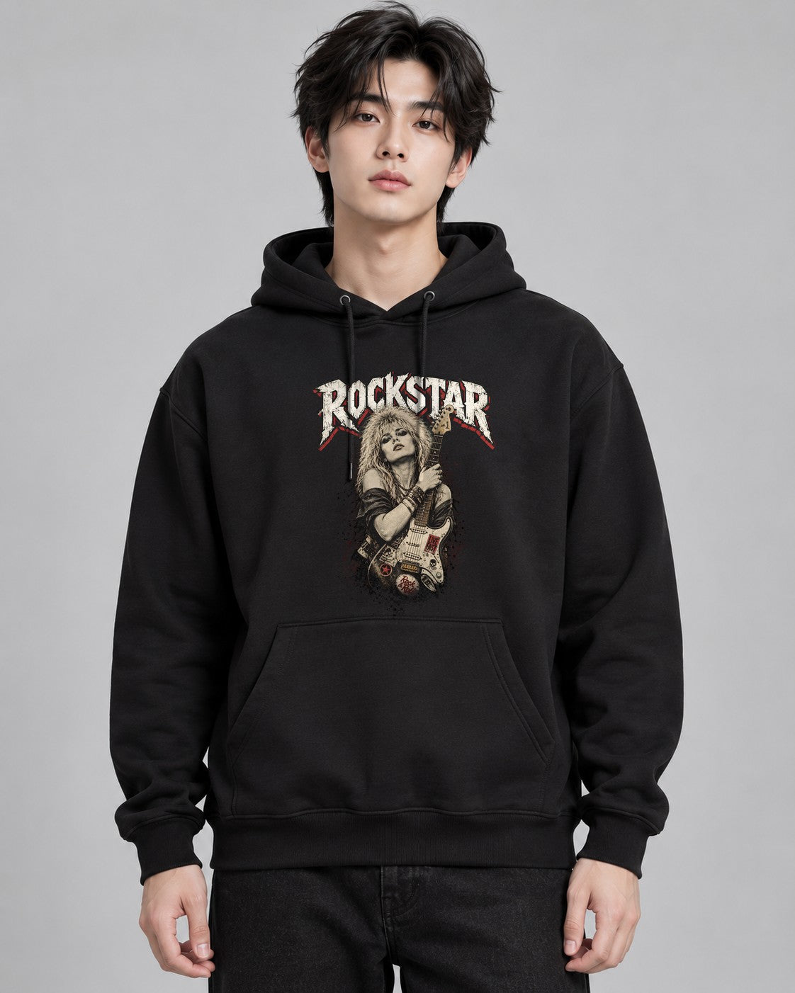 Vintage Glam Rockstar - Black