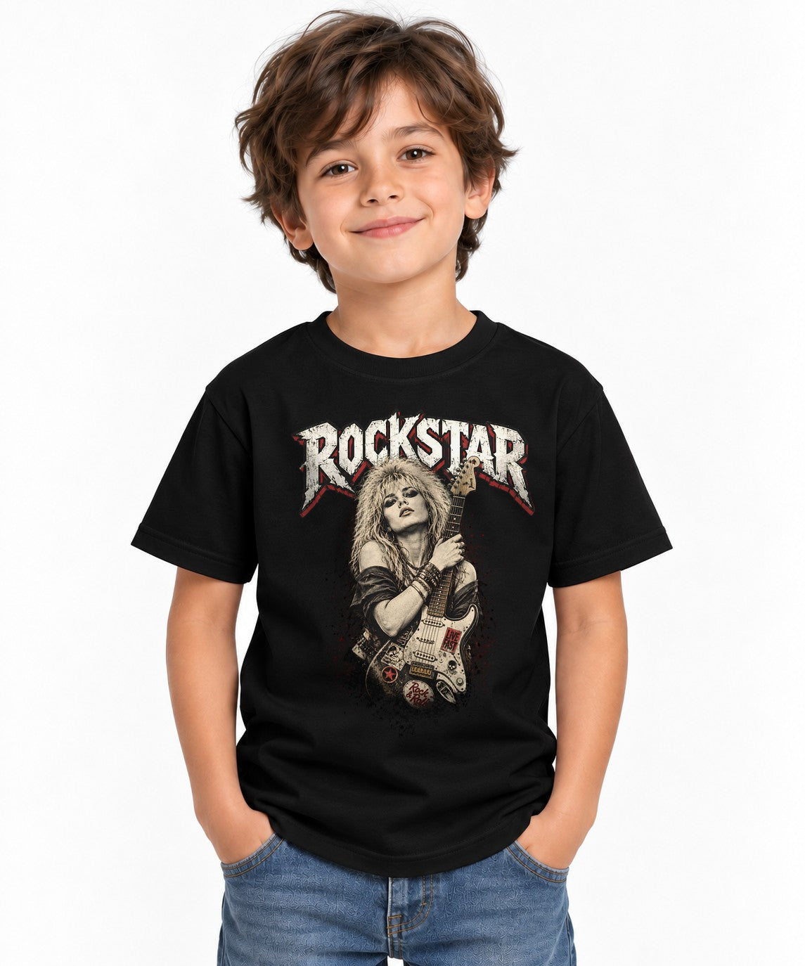 Vintage Glam Rockstar - Black