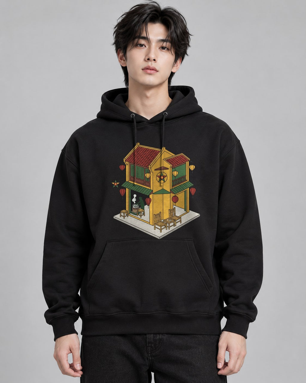 Vintage Street Cafe - Black