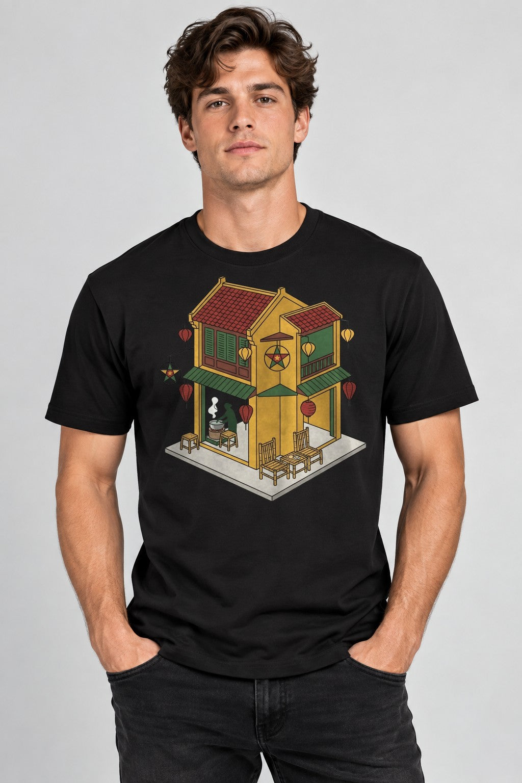 Vintage Street Cafe - Black