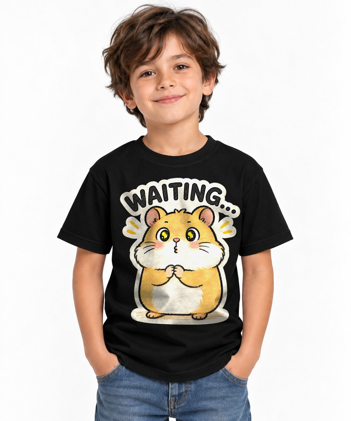Waiting Hamster - Black
