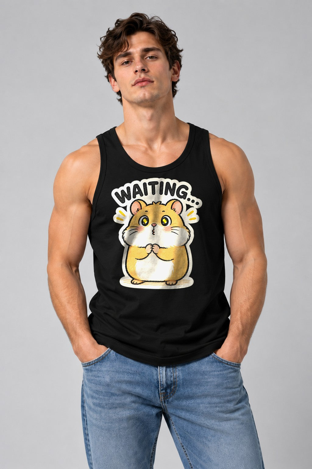 Waiting Hamster - Black