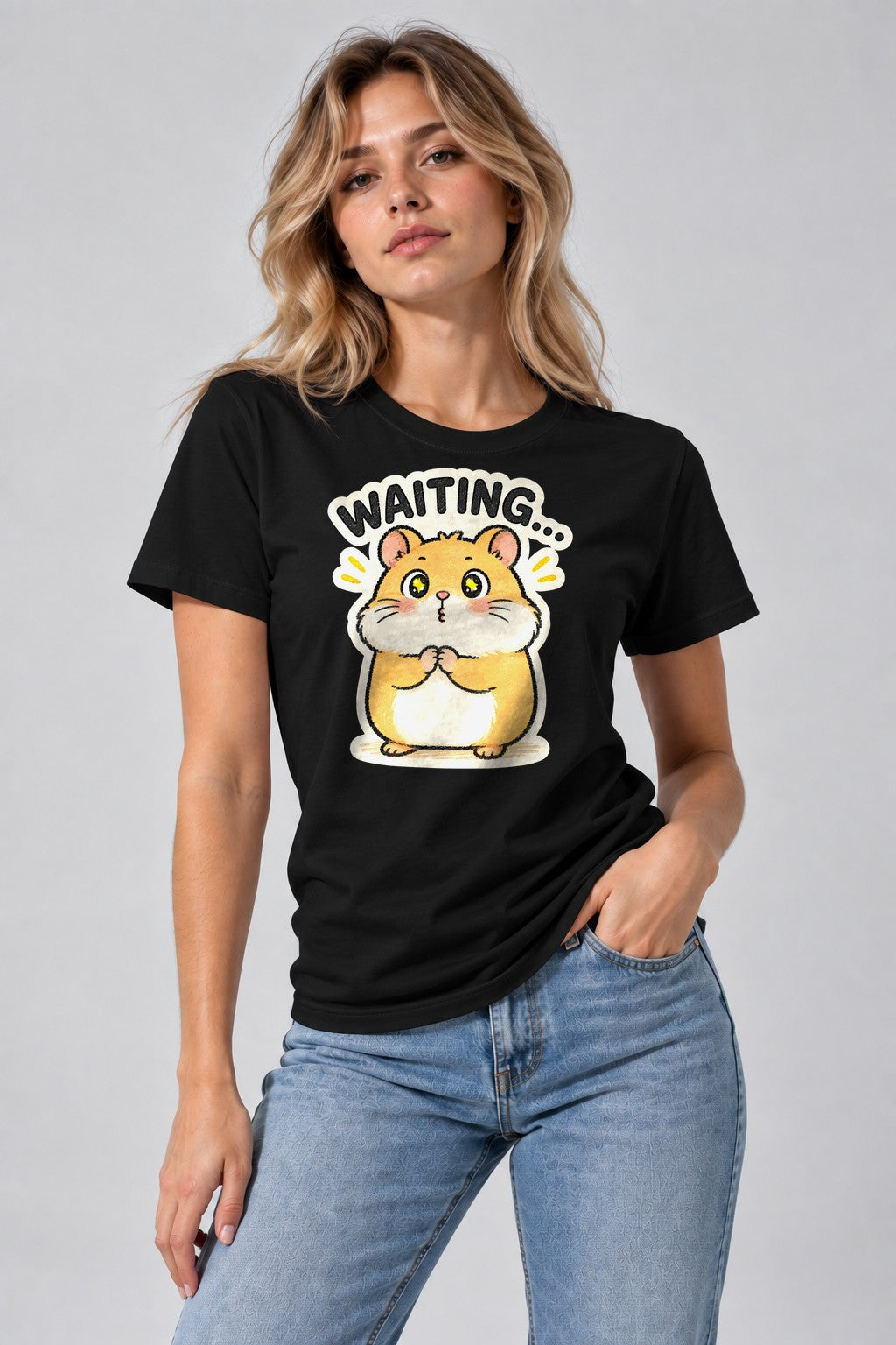 Waiting Hamster - Black