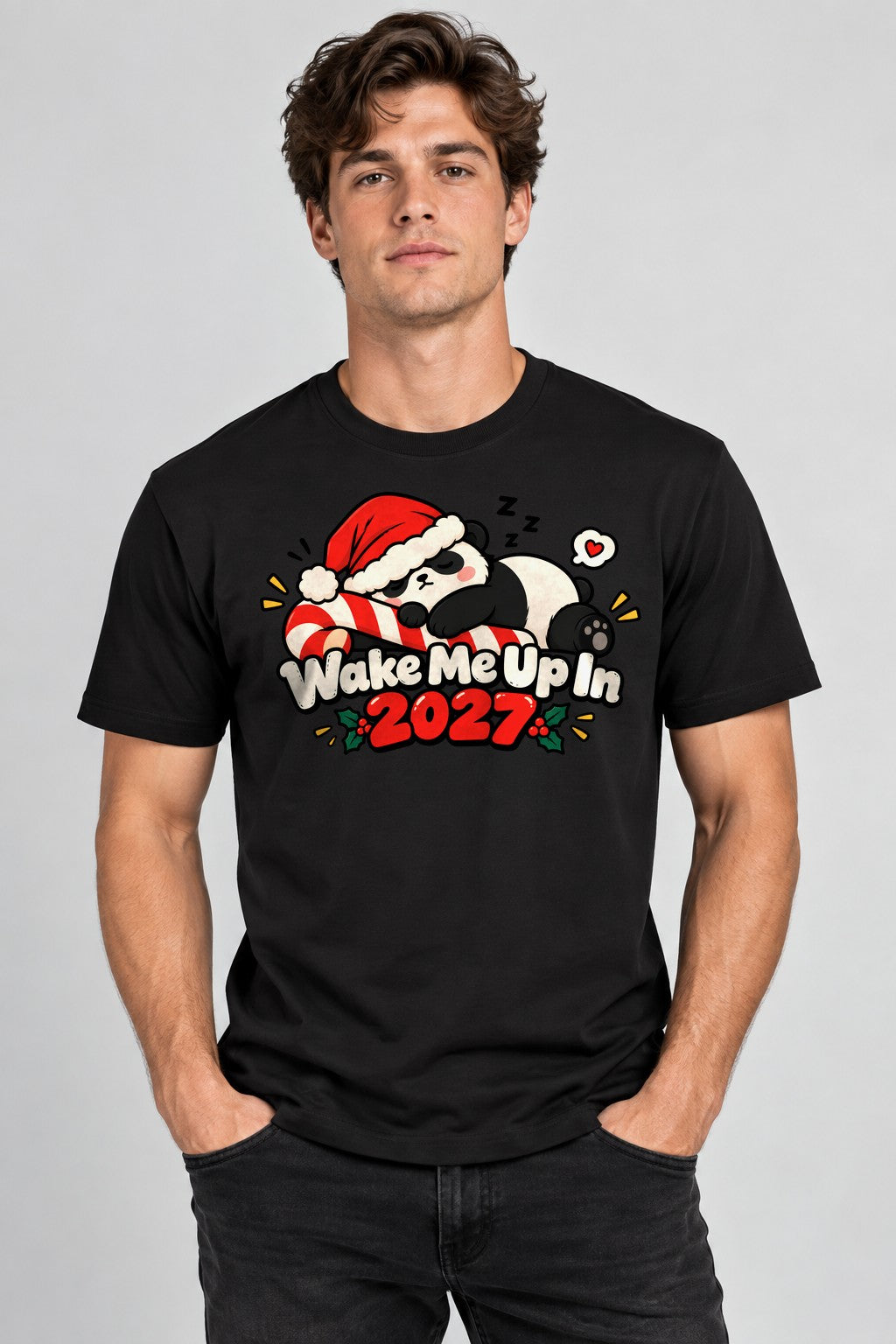Wake Me Up Panda - Black