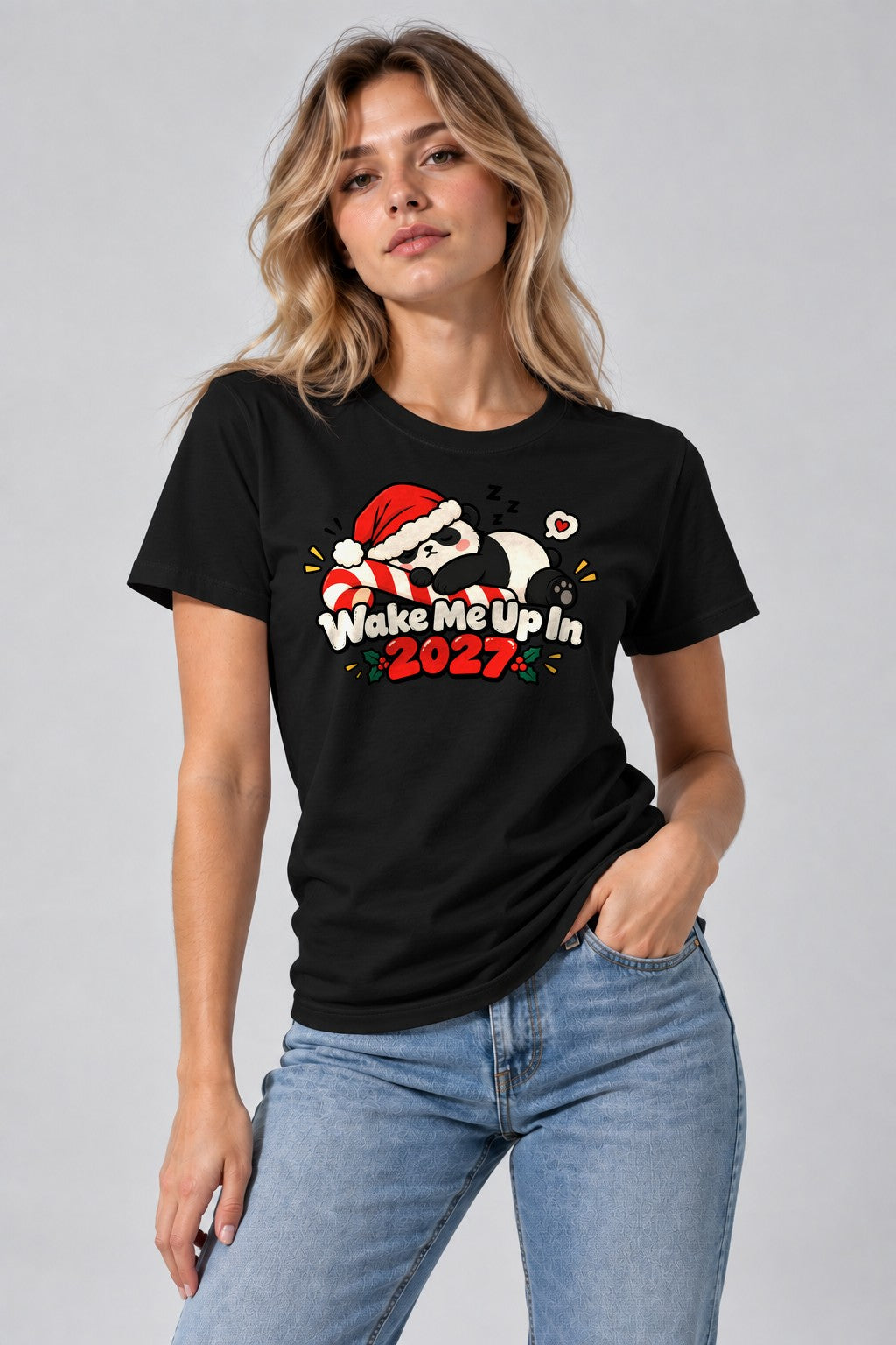 Wake Me Up Panda - Black