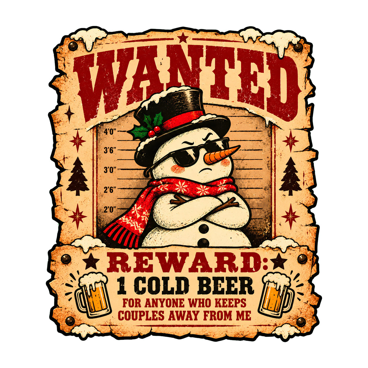 Wanted Snowman