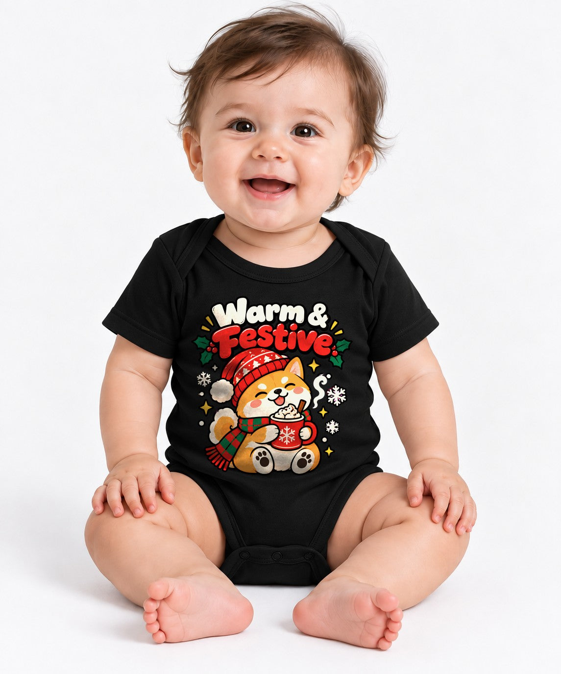 Warm and Festive - Black