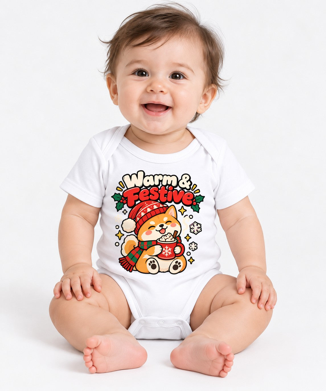 Warm and Festive - White
