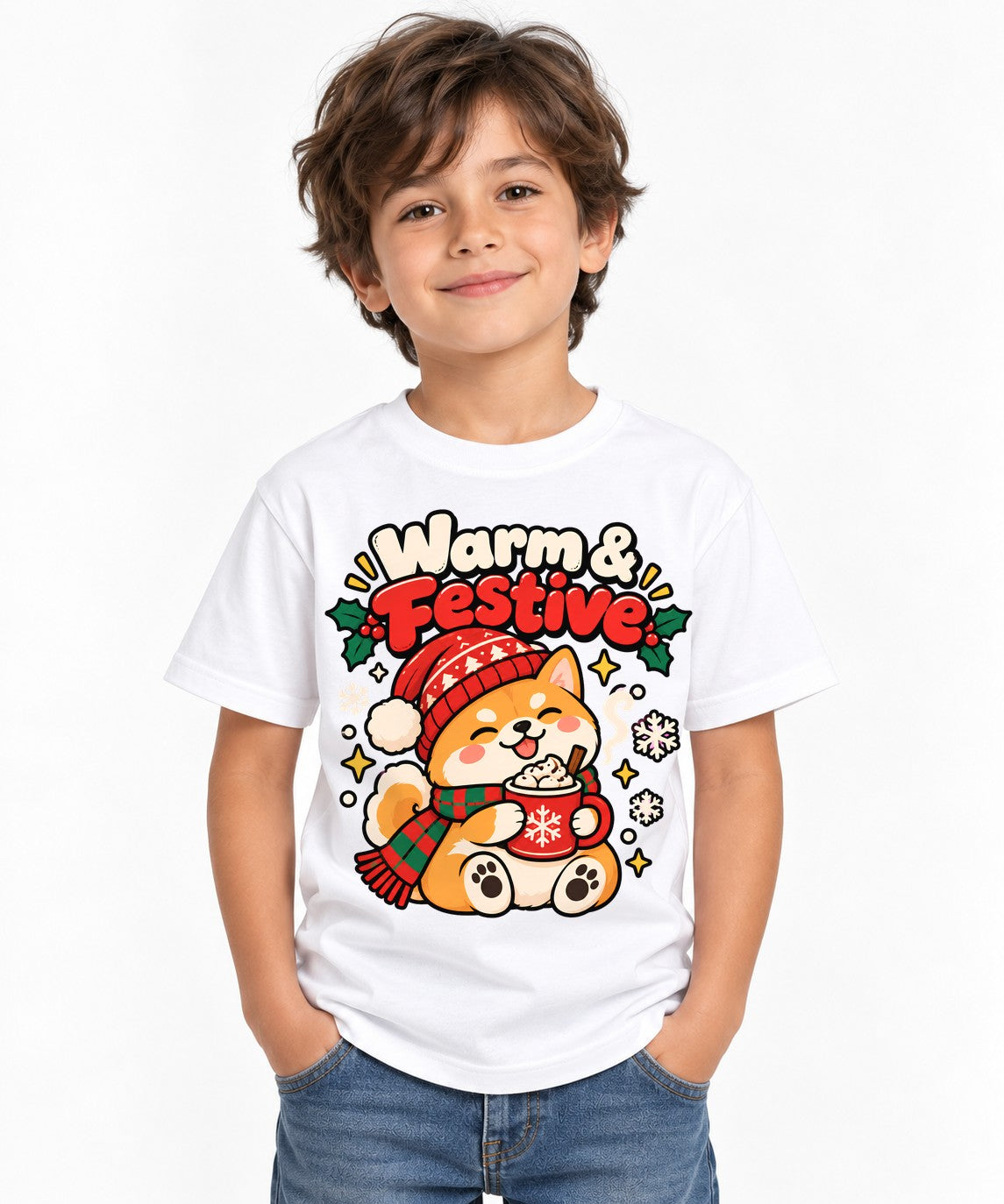 Warm and Festive - White