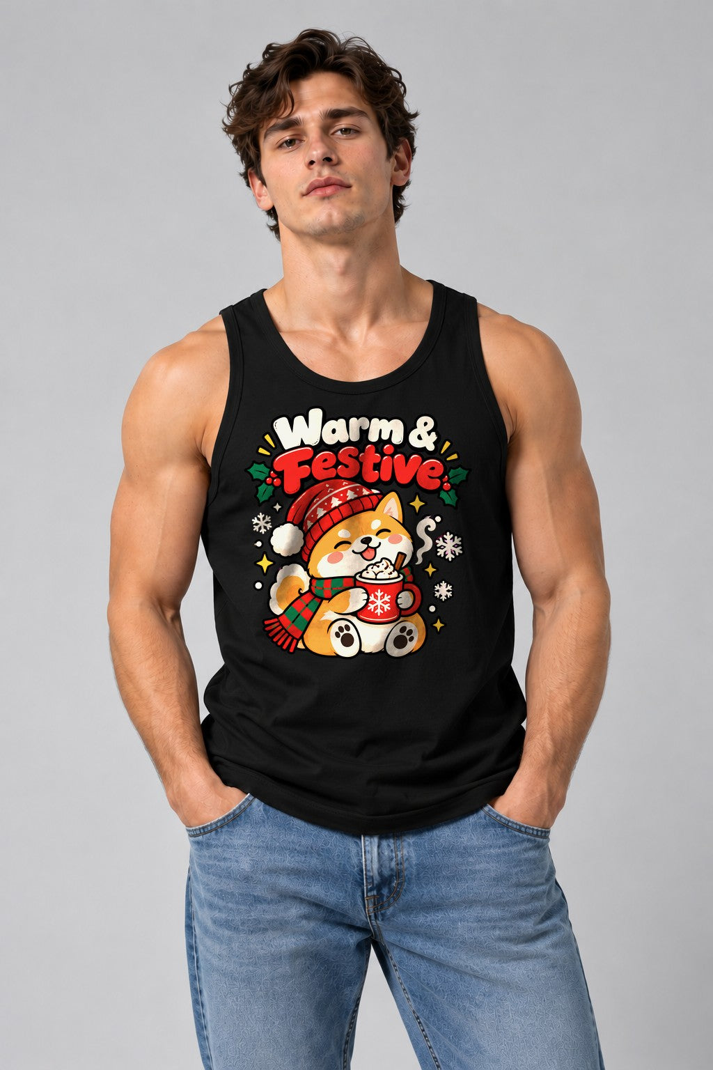 Warm and Festive - Black