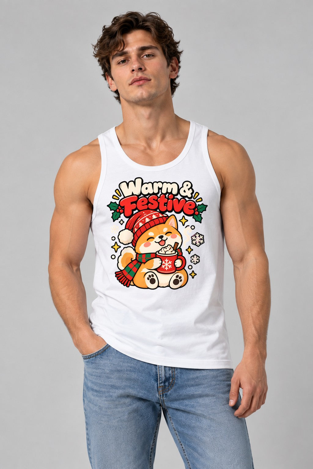 Warm and Festive - White
