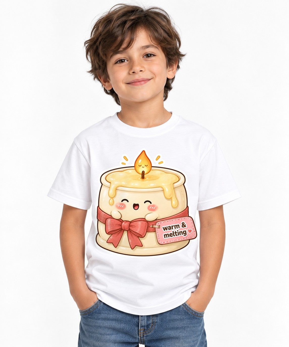 Warm and Melting Candle - White