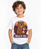 Waste of Time Beaver - White