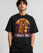 Waste of Time Beaver - Black