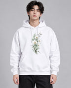 Watercolor Orchid Bloom - White