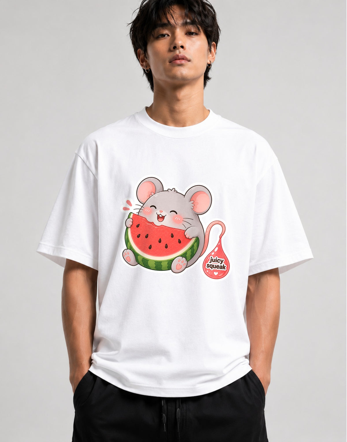 Watermelon Mouse - White