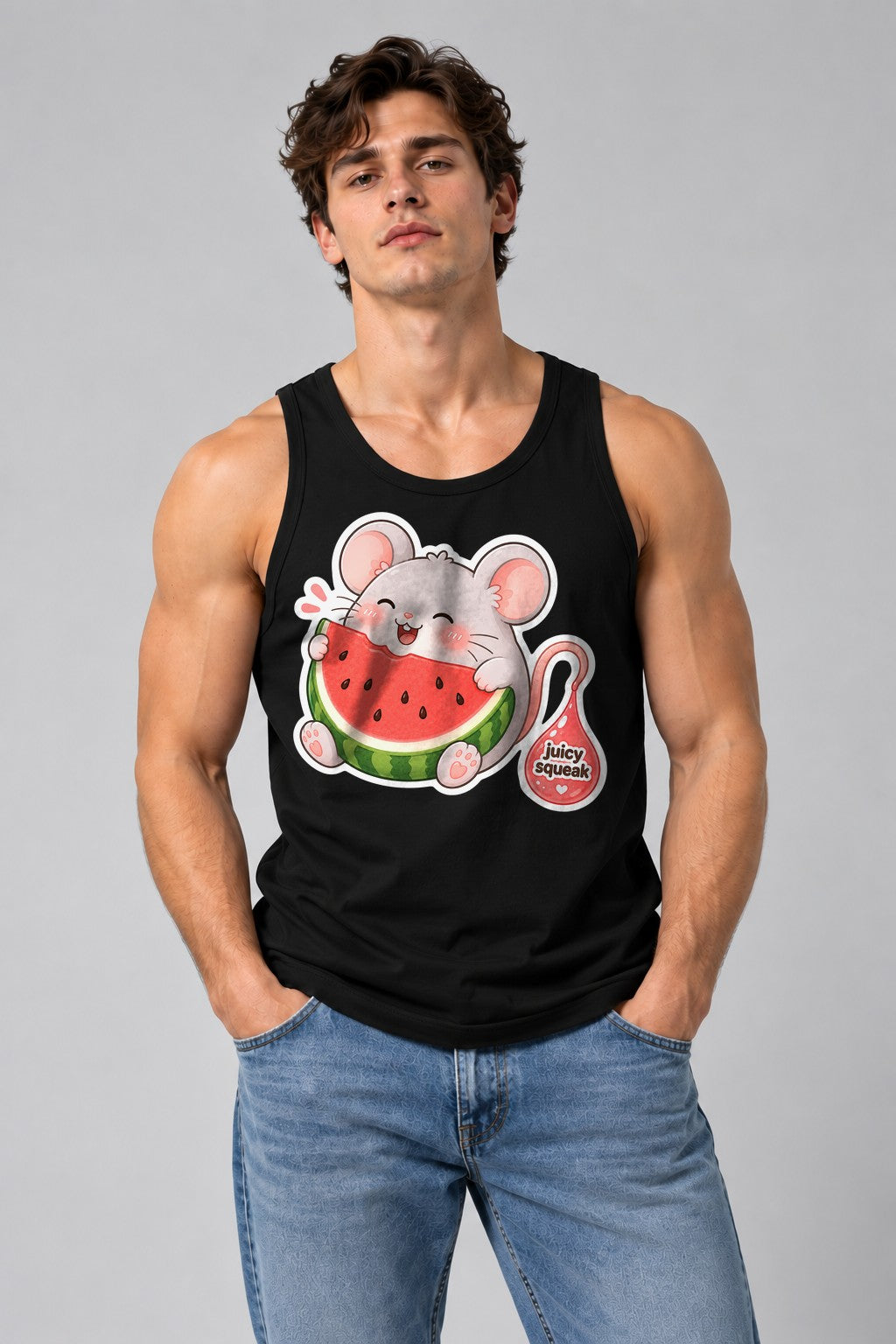 Watermelon Mouse - Black
