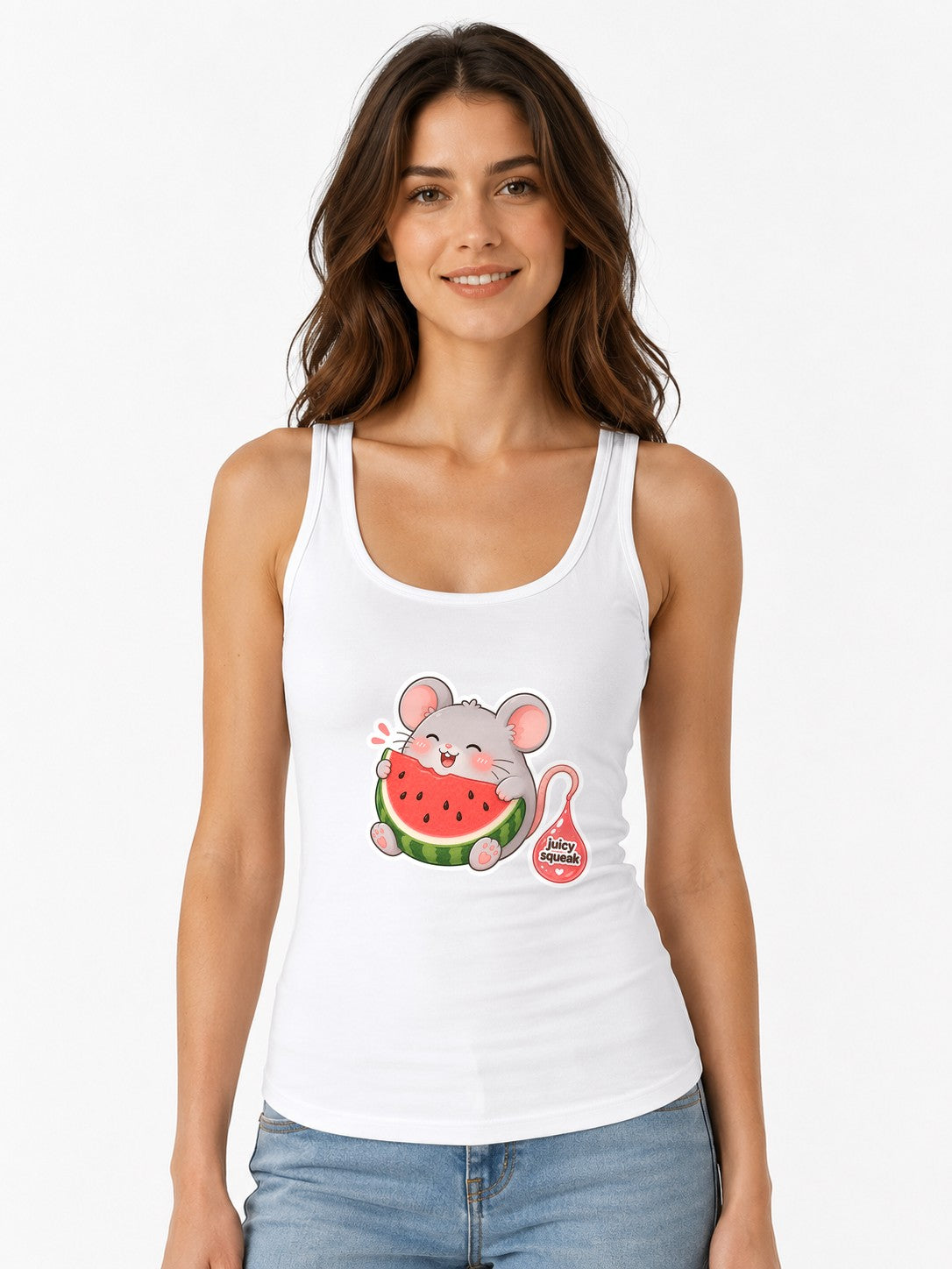 Watermelon Mouse - White