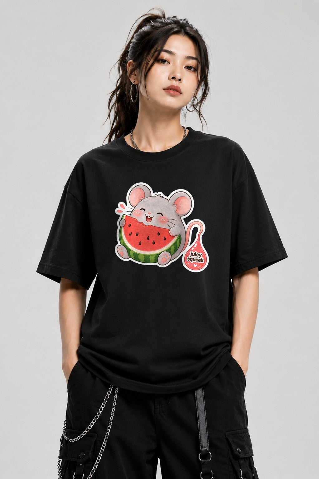 Watermelon Mouse - Black