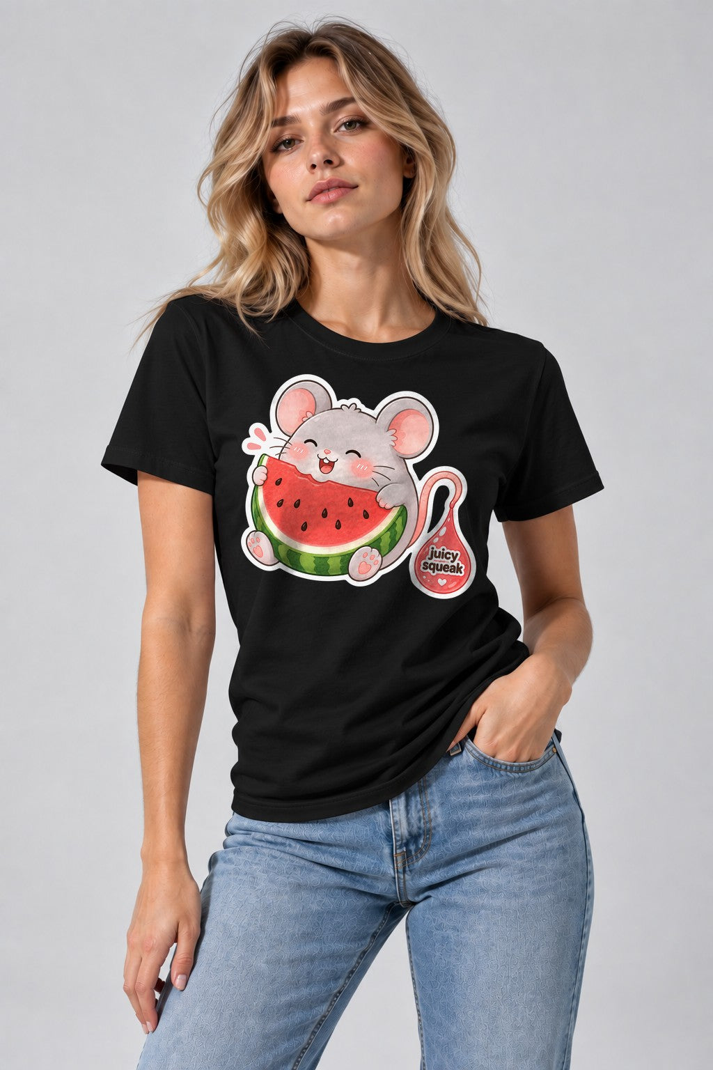 Watermelon Mouse - Black